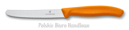 Victorinox 6.7836.L119 nóż do kiełbasy i pomidorów PIKUTEK, uchwyt pomarańczowy - dostępne inne kolor
