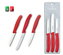 Victorinox zestaw noży kuchennych (3 szt) red 6.7111.3