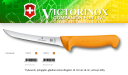 Victorinox 5.8404.13 Swibo WENGER Boning knife, nóż trybownik, gładkie ostrze, półgiętkie 13 cm, uchwyt żółty (dostępne ostrza: 13 cm, 16 cm)