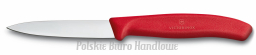 Victorinox nóż do obierania i wykrajania, warzyw  6.7601 (czerwony)  sześć kolorów, ostrze 8 cm, gładkie