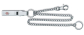 Victorinox 4.1860 Multiclip z dwoma łańcuszkami