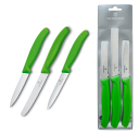 Szwajcarski zestaw 3 noży kuchennych 6.7114.3 Victorinox, kolor uchwytów zielony