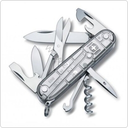 Victorinox Climber 1.3703.T7 okładziny transparent silver