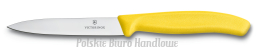 Victorinox 6.7706.L118 Nóż pikutek do obierania warzyw i wykrajania (żółty)  sześć kolorów, ostrze 10 cm, gładkie, czubek ostry