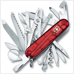 Scyzoryk Victorinox Swiss Champ 1.6795.T rubin transp.