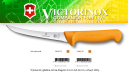 Victorinox 5.8405.13 Swibo WENGER Boning knife nóż trybownik, gładkie ostrze 13 cm, uchwyt żółty (dostępne ostrza: 13 cm, 16 cm)