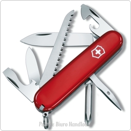 Szwajcarski nóż oficerski - scyzoryk Hiker 1.4613 red
